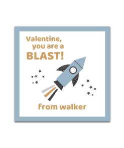 Gift Tag or Sticker   |     Valentine    "You are a Blast!"